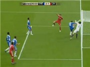 Bóng đá anh, ngoại hạng anh, lịch thi đấu euro 2012, Đến máy quay cũng không biết pha bóng của Carroll đã thành bàn hay chưa!